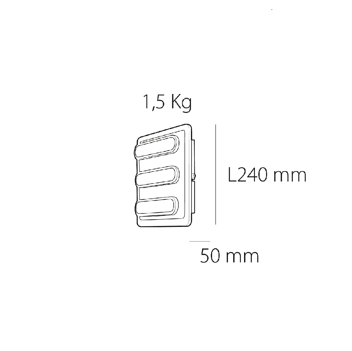 Aplique de Pared LED Retro Square – Greige o Blanco - Imagen 7