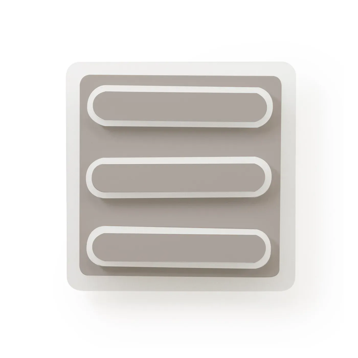 Aplique de Pared LED Retro Square – Greige o Blanco - Imagen 5