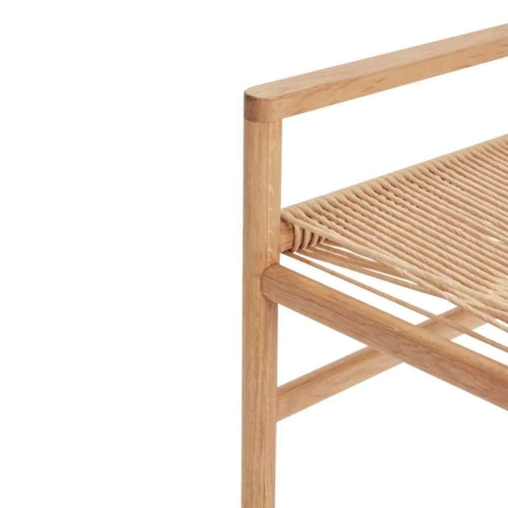 Banco Heritage de madera de roble Natural grande - Imagen 2