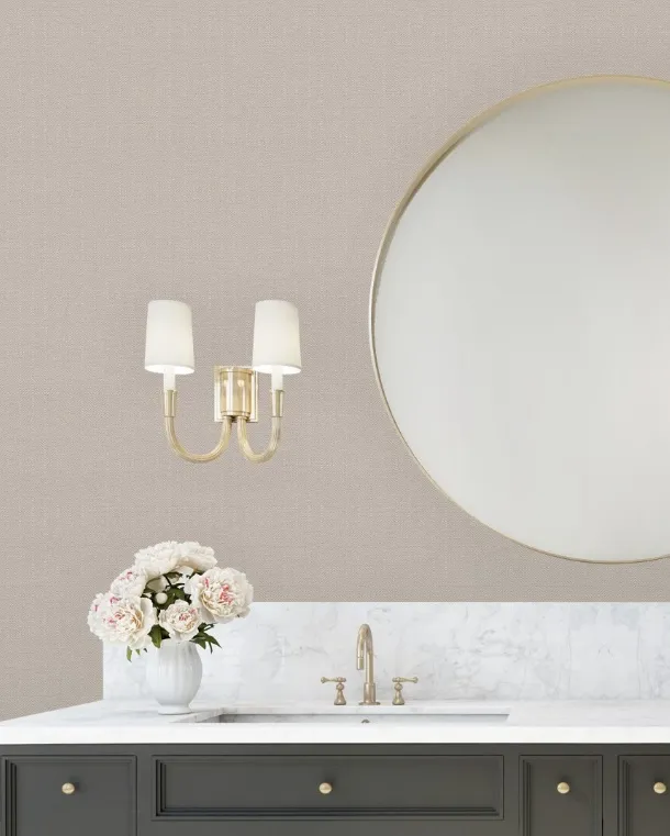 Papel pintado vinílico espiga relieve Beta Topo - Imagen 3