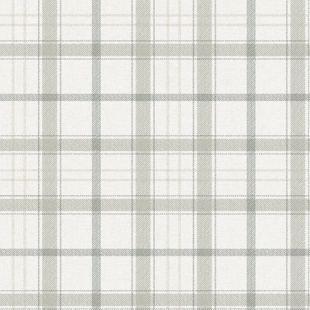 Papel pintado vinílico Check 11,5 Yeso