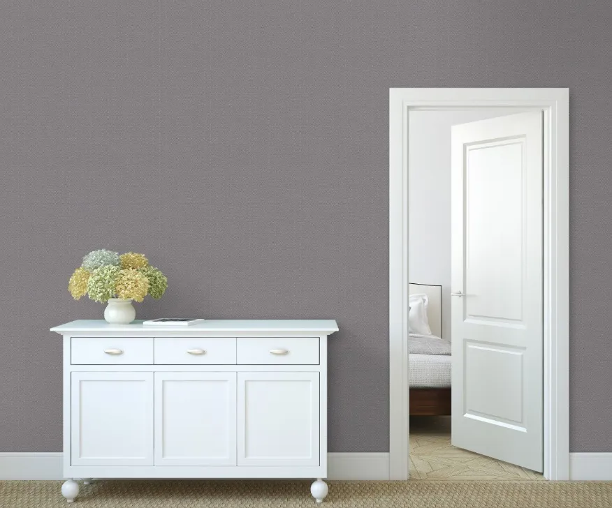 Papel pintado vinílico espiga relieve Beta Dark Grey - Imagen 4