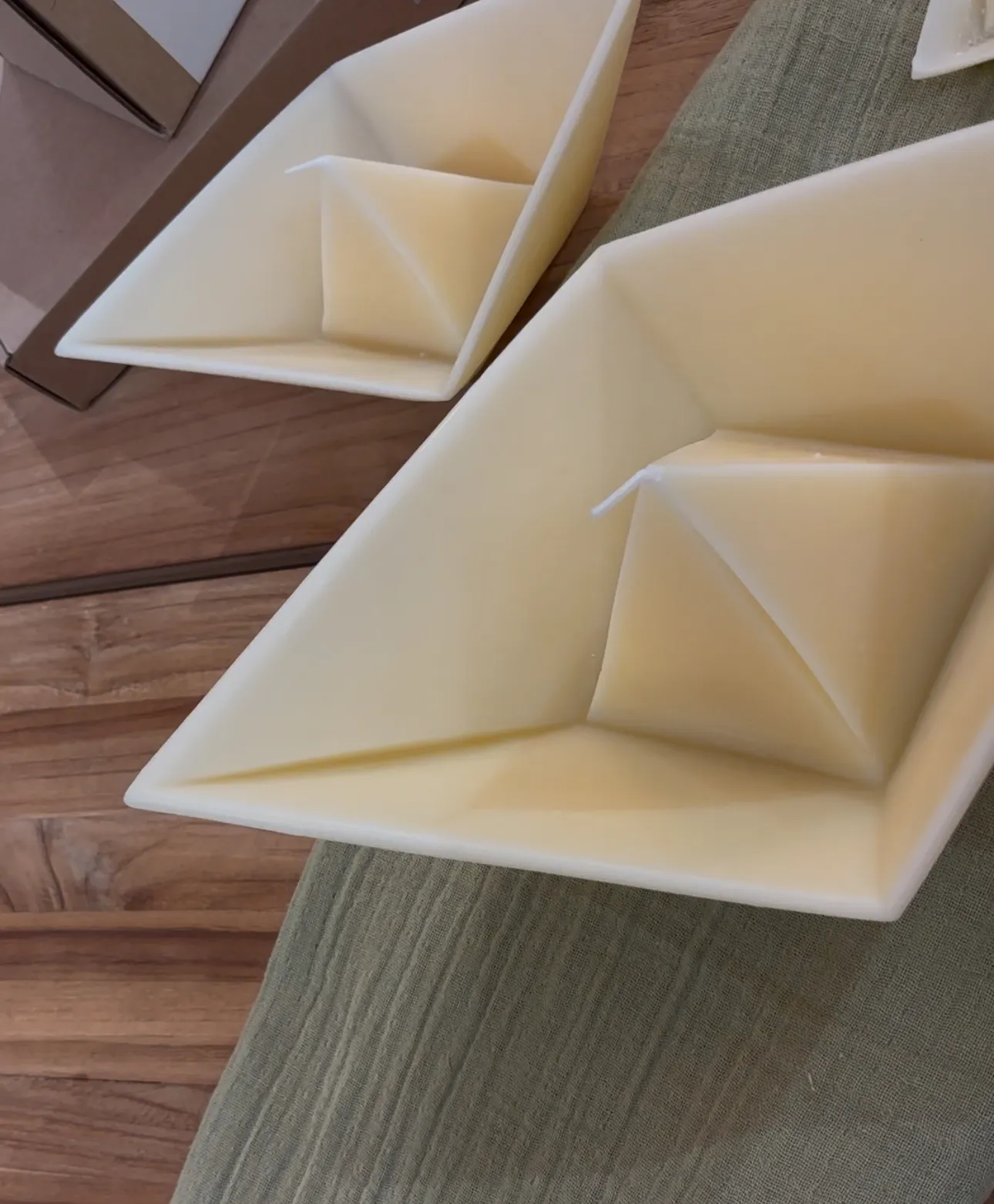 Vela decorativa Bajel Natural Large - Imagen 3