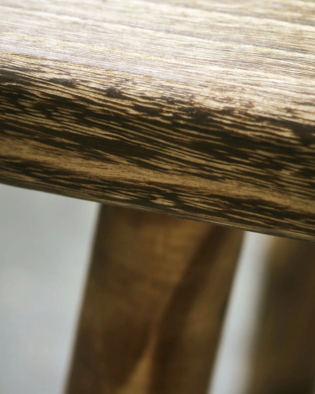 Banco Nadi de madera de paulownia Walnut Small - Imagen 4