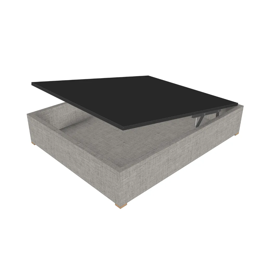 Canapé abatible tapizado SUENH Verified 150×190 Grey - Imagen 3