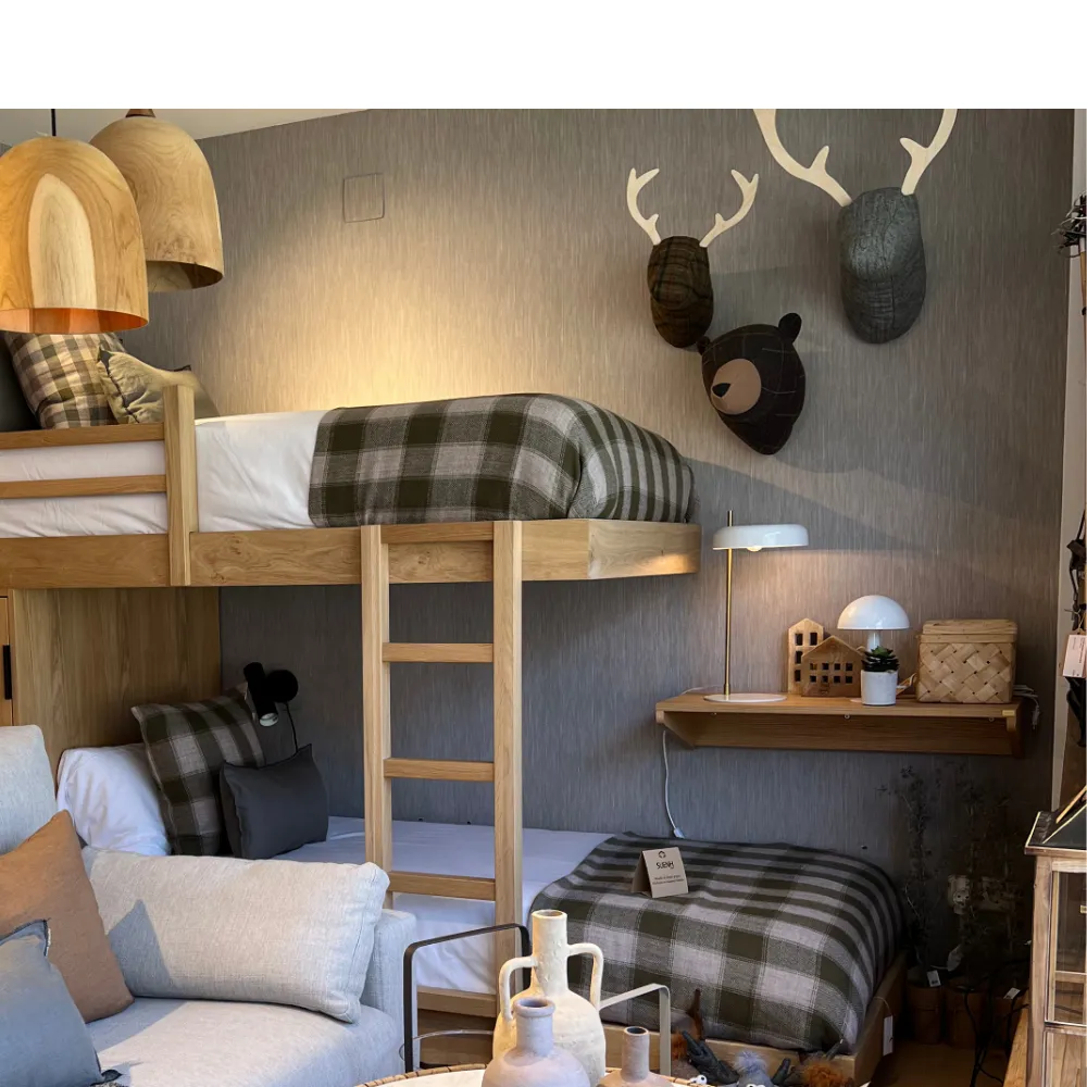 Cabeza de animal decorativa Deer Belmont en felpa Small - Imagen 3