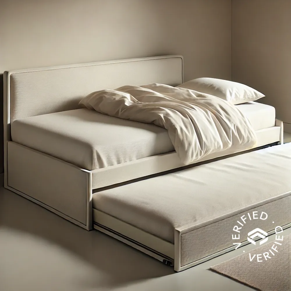 Cama nido tapizada SUENH Verified 90×190 Off White