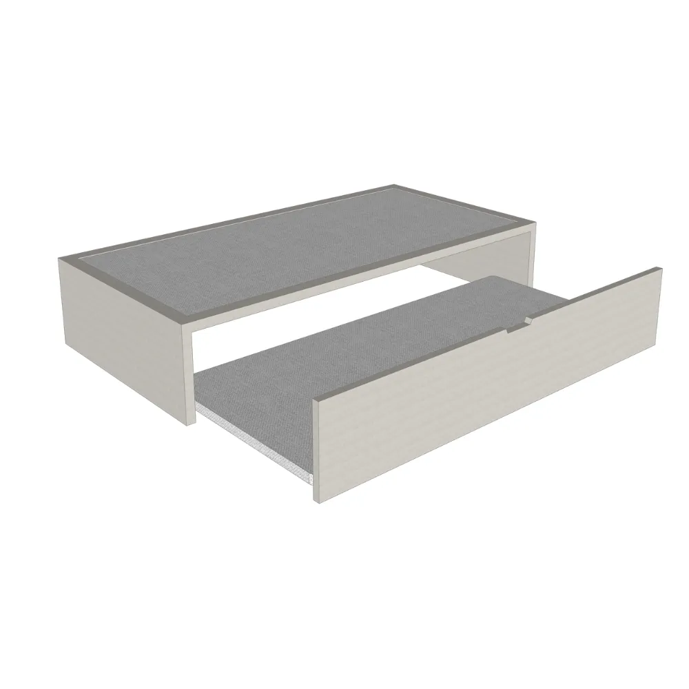 Cama nido tapizada SUENH Verified 90×190 Off White - Imagen 2