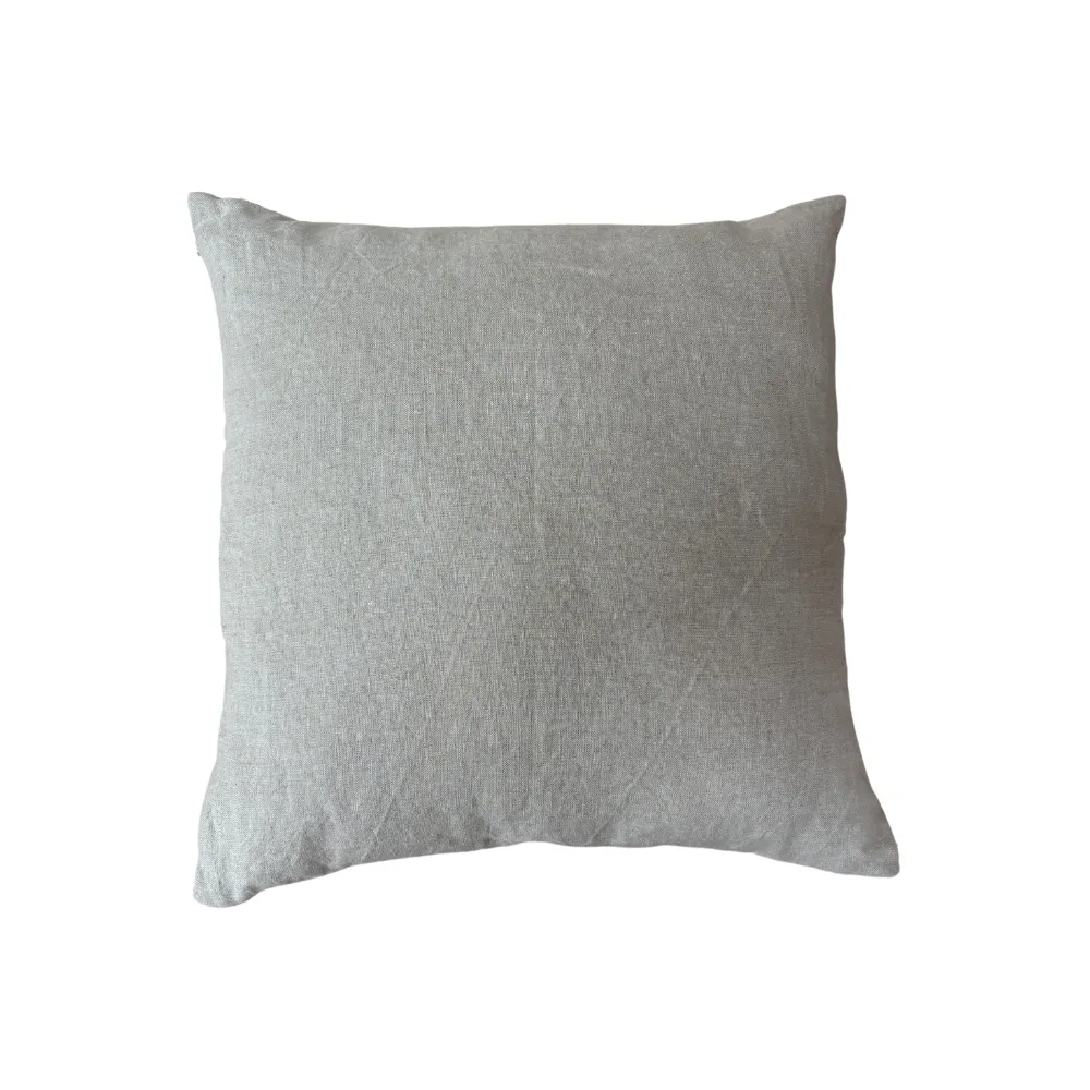 Funda de cojín SUENH Signature en lino 100% 50×50 Natural
