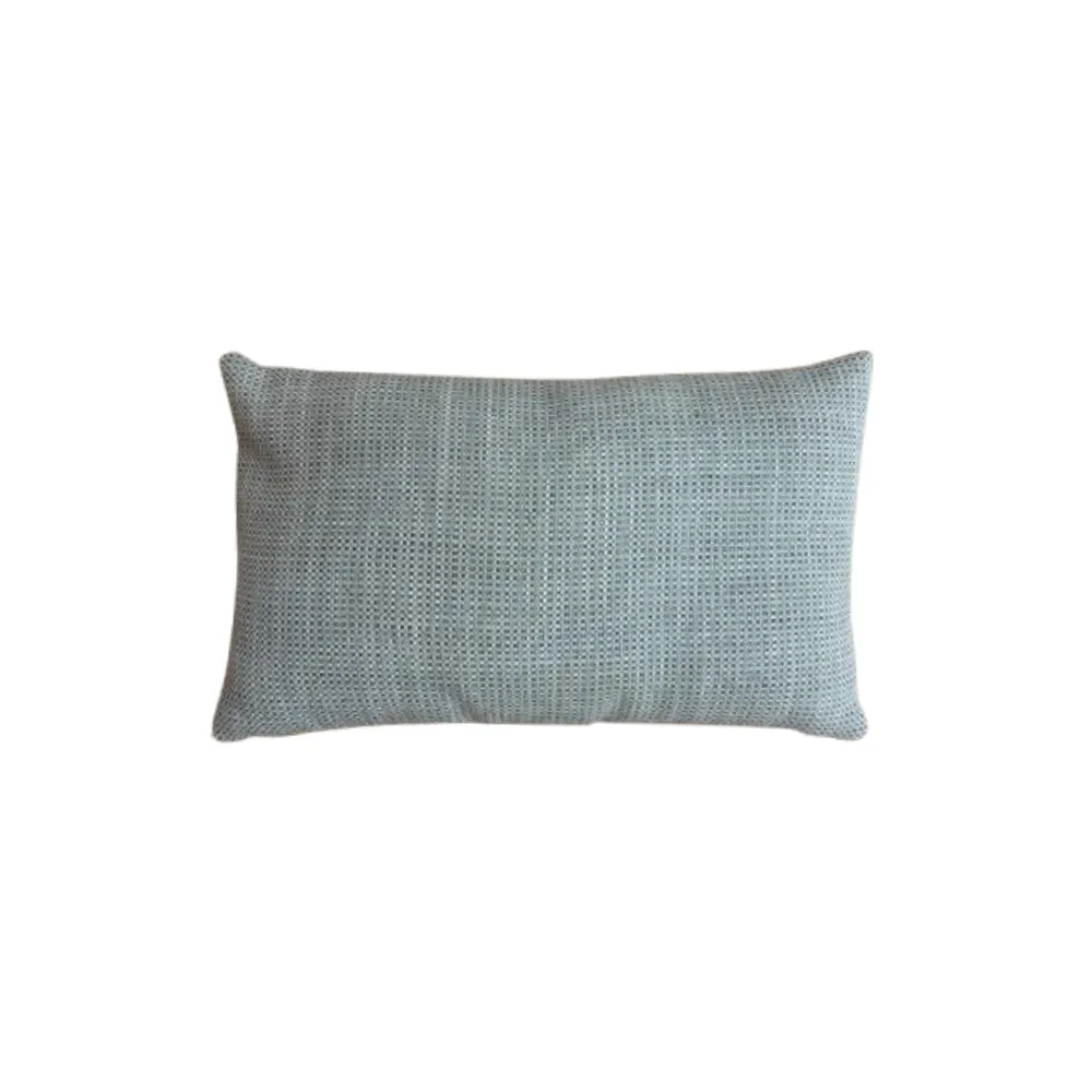 Funda de cojín SUENH Signature en poliacrilonitrilo 30×50 Blue Texture