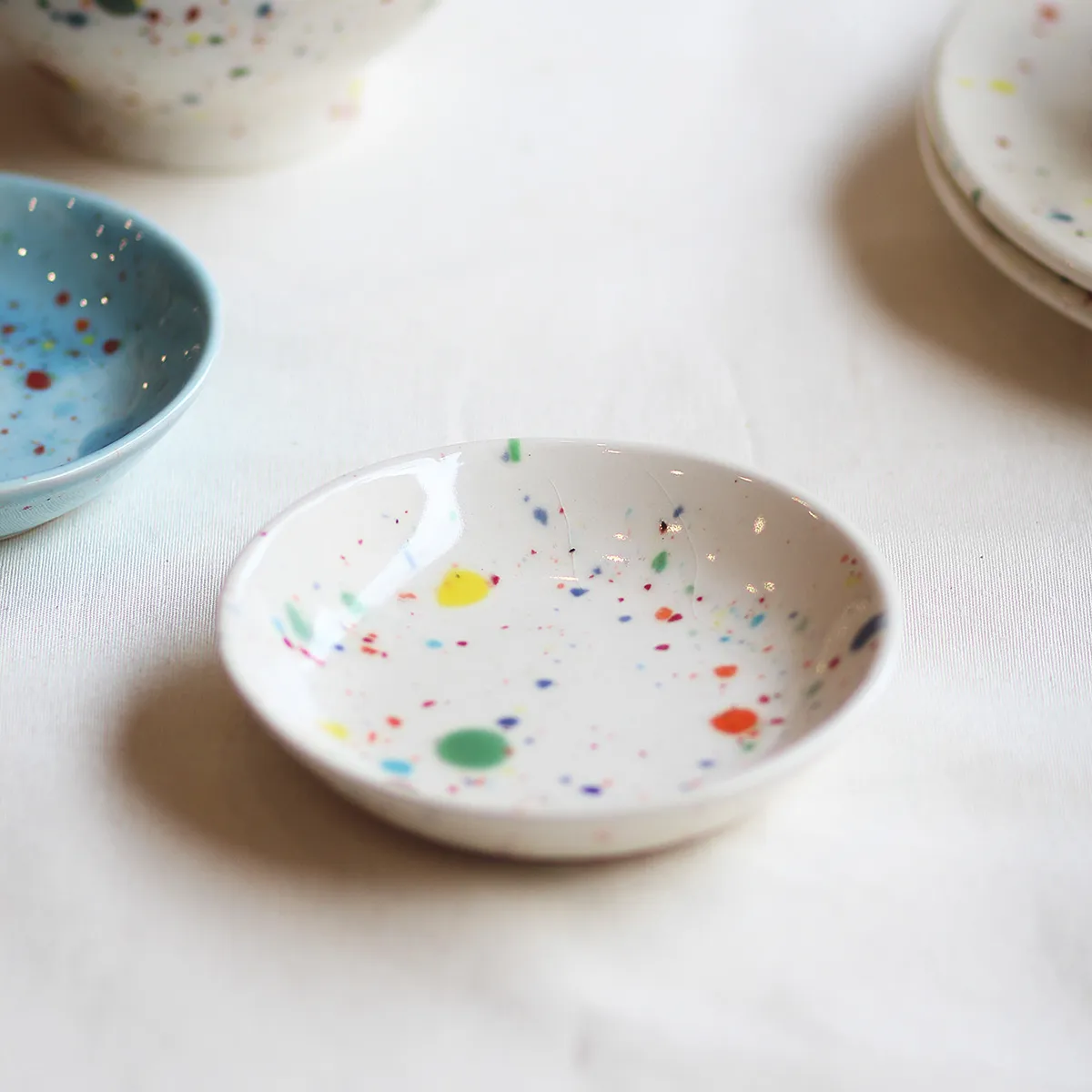 Cuenco pequeño – Blanco – Colección pinceladas