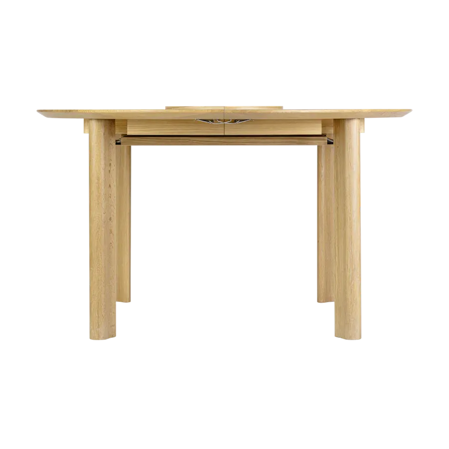 Mesa de comedor extensible Comfort Circle en madera de roble Natural - Imagen 9