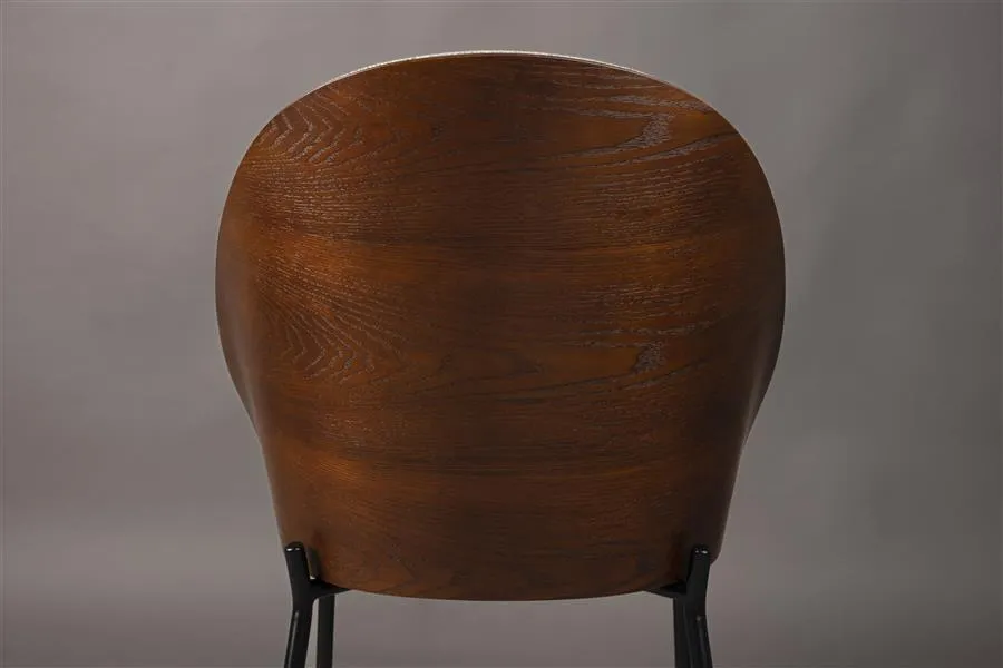 Silla Rodin en madera de fresno y metal tapizada Arena - Imagen 8