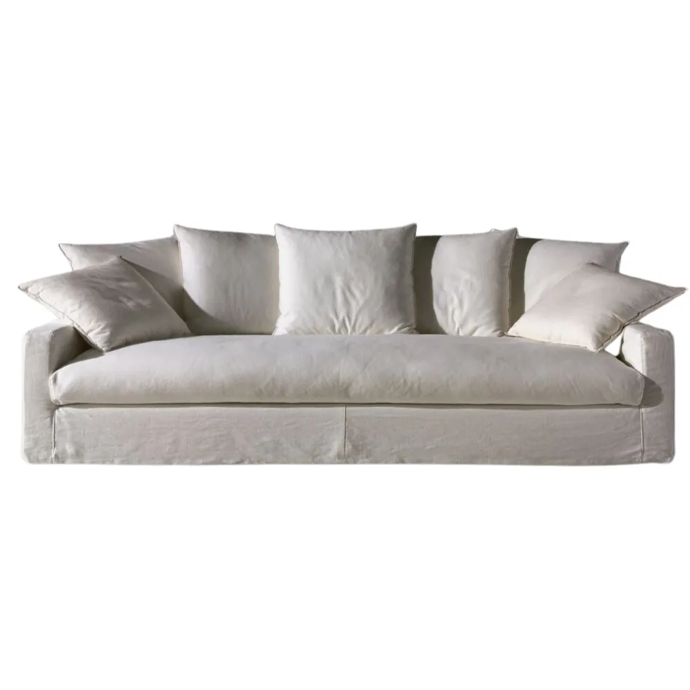 Sofá Versalles 3 plazas 202 cm Beige