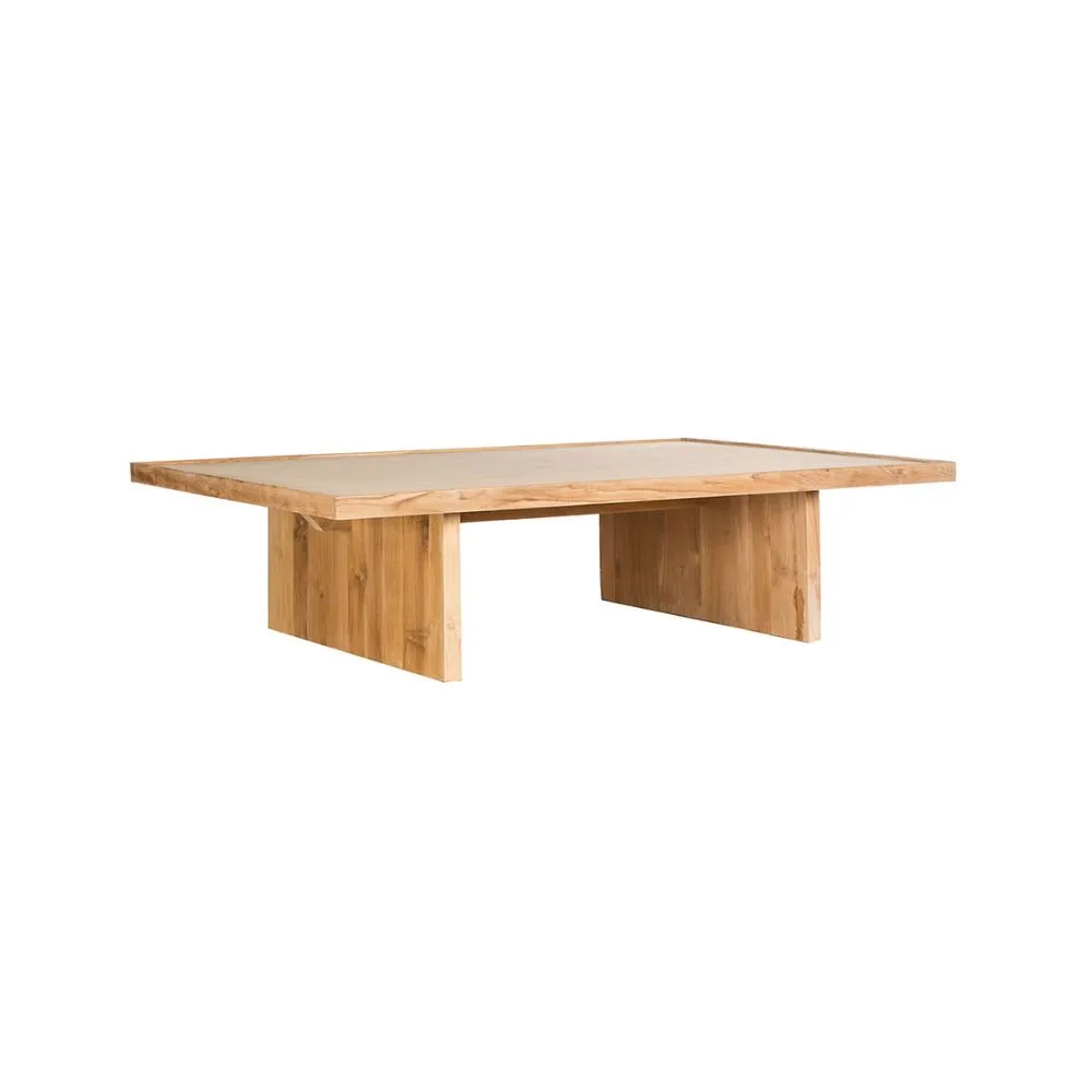 Mesa de centro Cote 155 en madera teca Natural