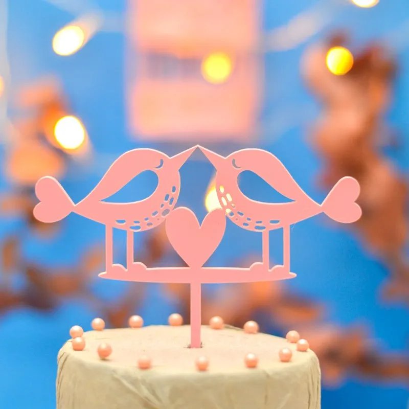 Topper Birds in Love especial San Valentín - Imagen 2