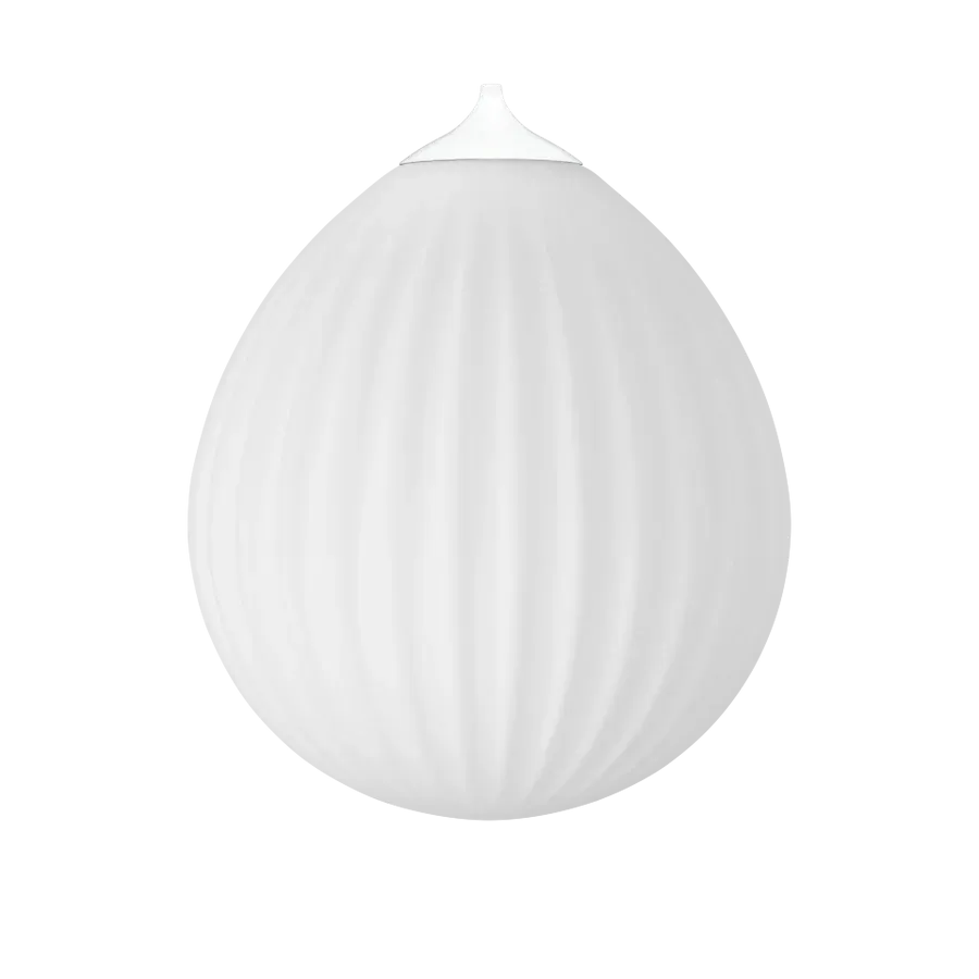 Lámpara colgante Around the World Large en cristal White Top