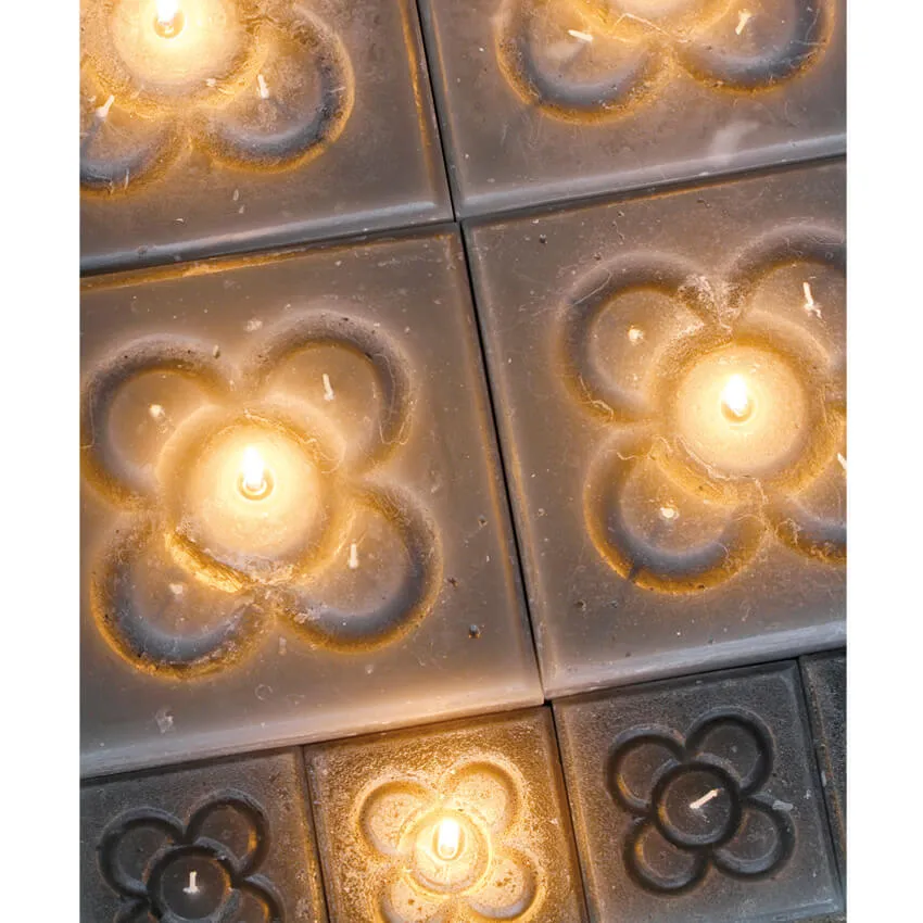 Vela decorativa Panot Grey Large - Imagen 2