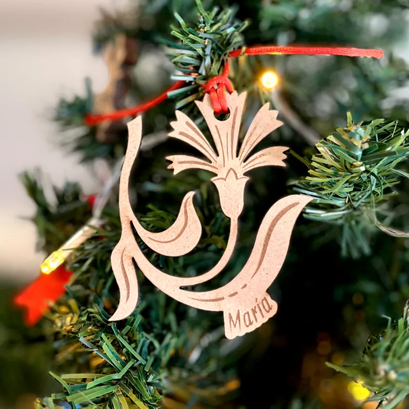 Pack de adornos florales para el árbol colección Aarón Mora - Imagen 3