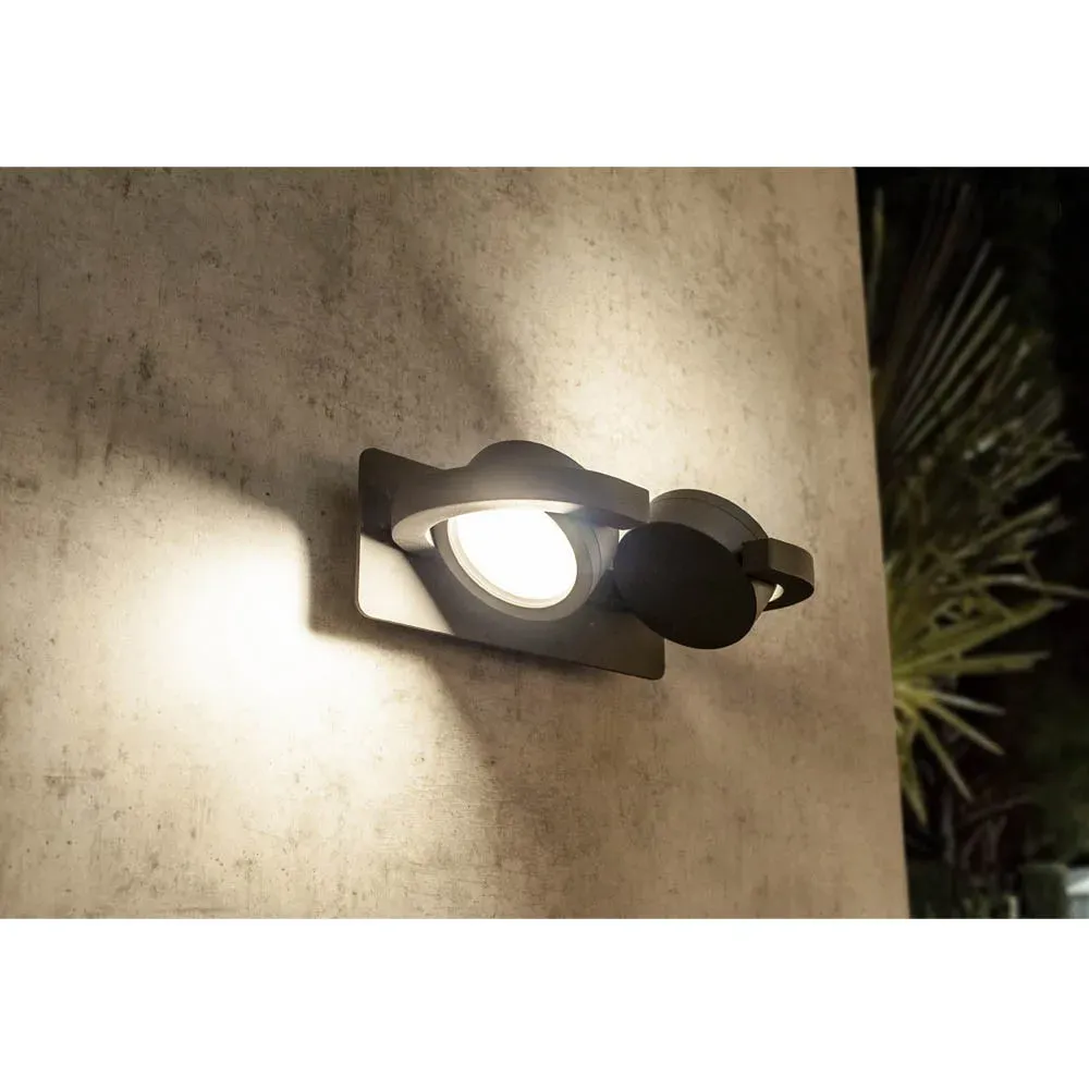 Aplique de pared exterior modelo Iguazú con diseño moderno - Imagen 4