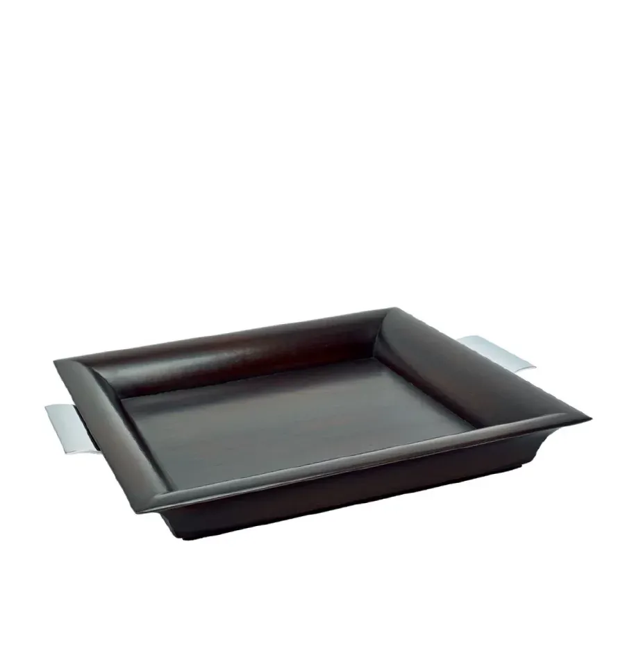 Bandeja de madera de cedro y acero de Valenti