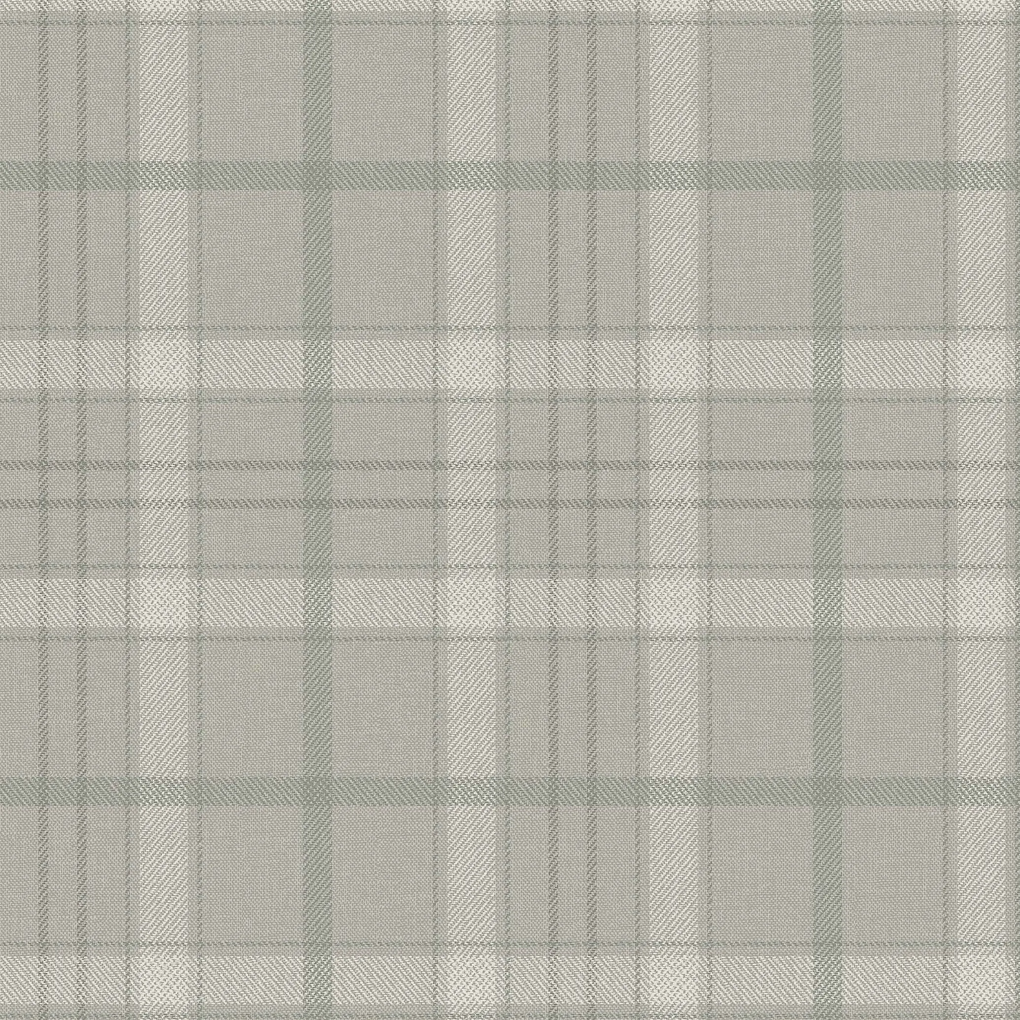 Papel pintado efecto textil Check Grey