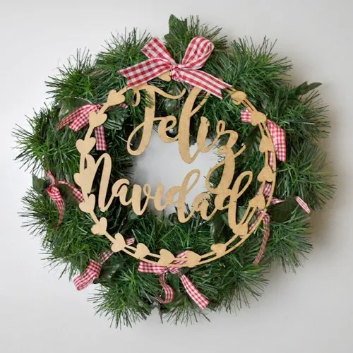 Corona prediseñada Feliz Navidad - Imagen 3