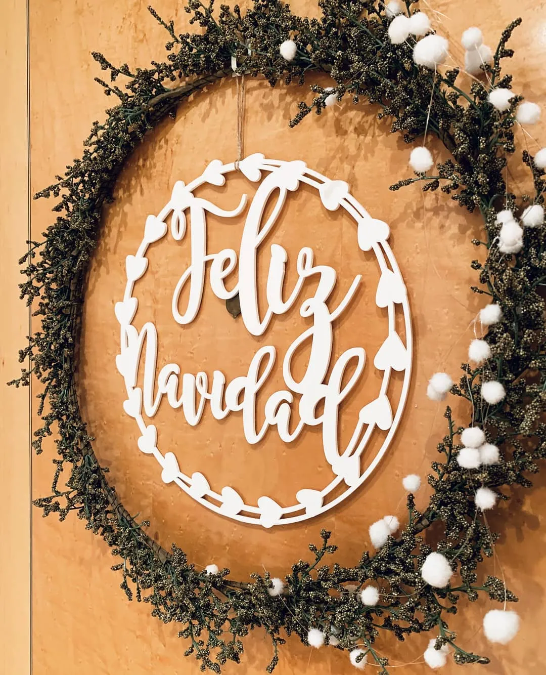 Corona prediseñada Feliz Navidad - Imagen 2