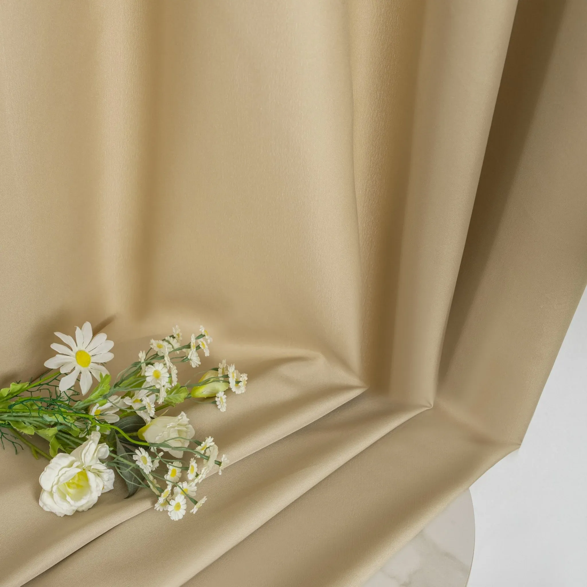 Cortina De Tejido Poliéster Colores Sólidos - Imagen 8