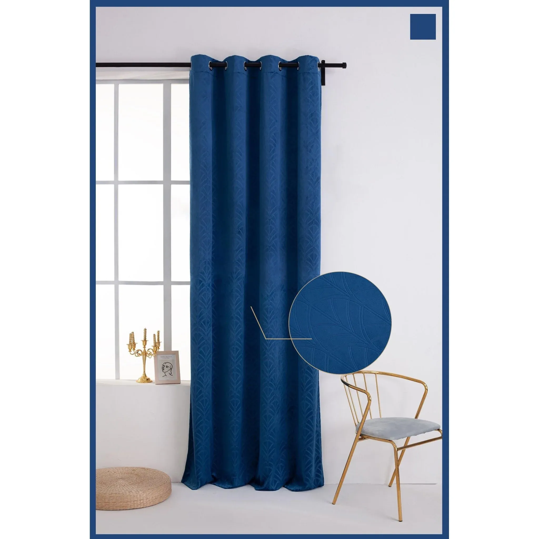 CORTINA DE TERCIOPELO HOLANDÉS ABANICO 150X260CM - Imagen 6