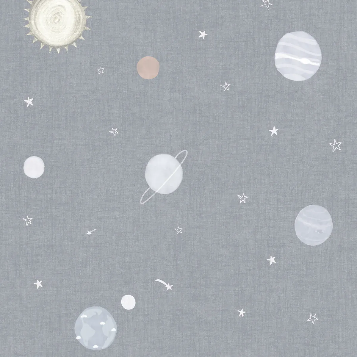 Papel pintado Mis Planetas azul - Imagen 5