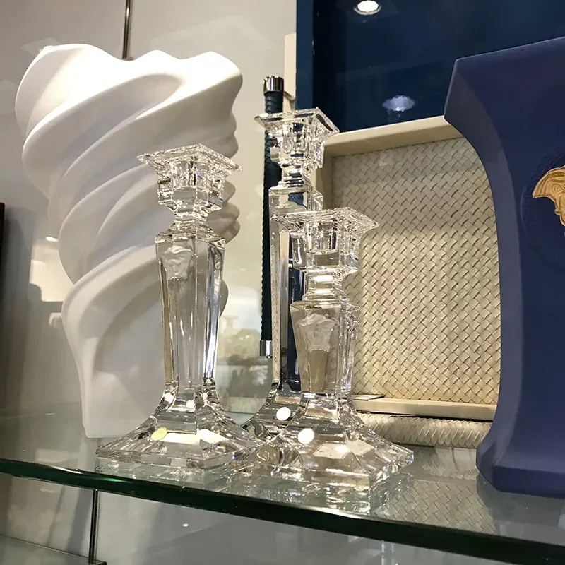 Candelero Medusa 25 de cristal de Rosenthal Versace - Imagen 2