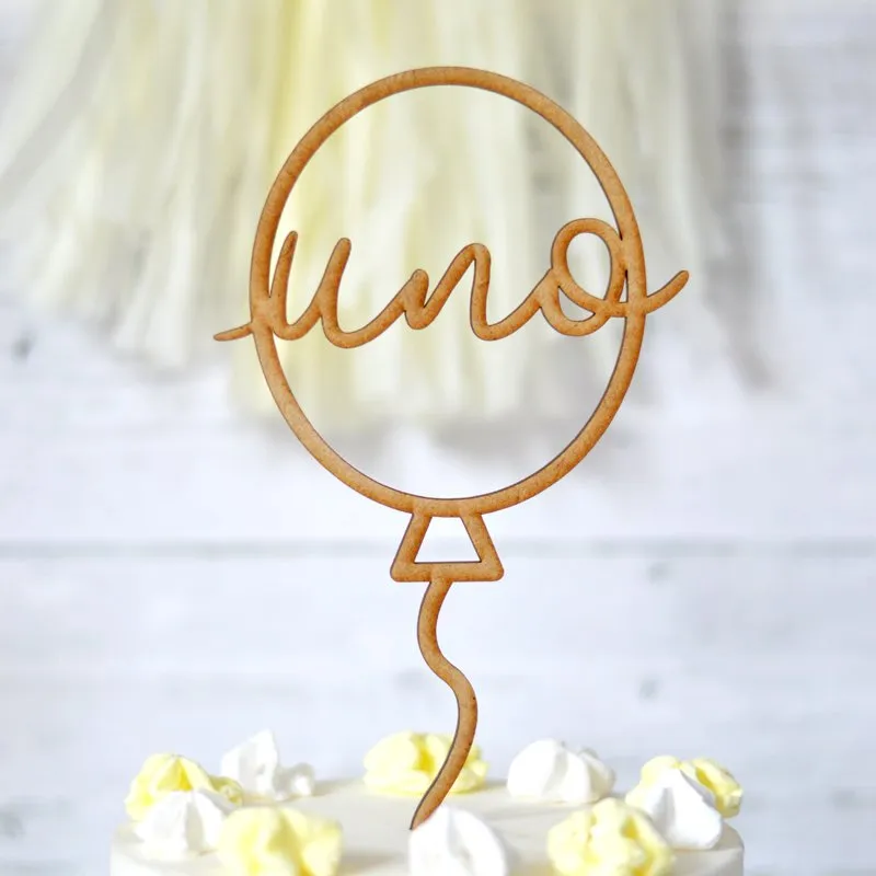 Topper globo + número o nombre