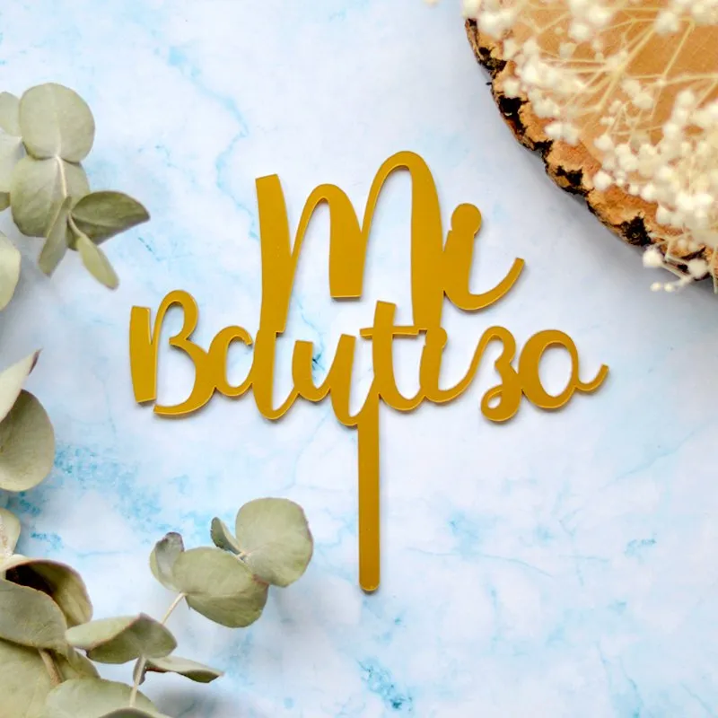 Topper genérico Mi Bautizo